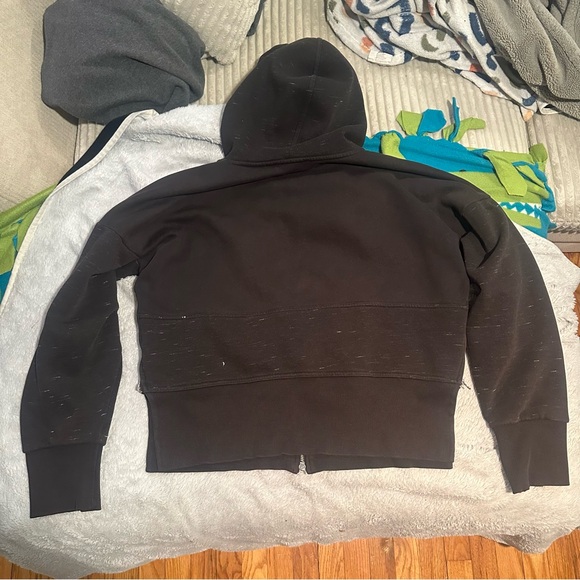 adidas by Stella McCartney Black ESS Hoodie Zip Up Sweatshirt Sz Medium - Picture 10 of 12